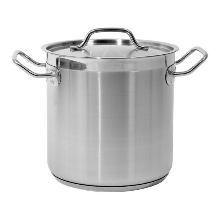 YATO GASTRO Topf mit Deckel 6,3 Liter 200 x 200 mm Edelstahl