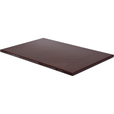 YATO GASTRO Schneidebrett 450 x 300 x 13 mm PE braun