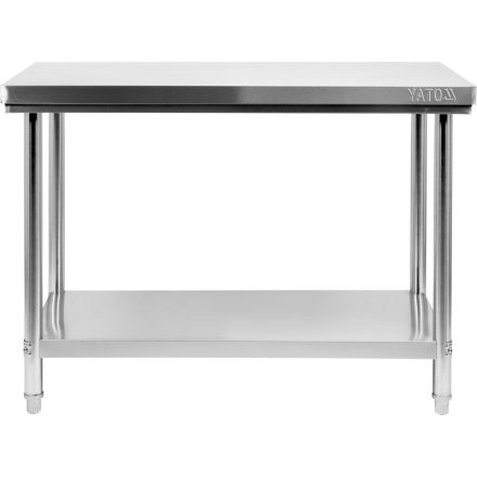 YATO GASTRO Inox-Arbeitstisch mit unterer Ablage