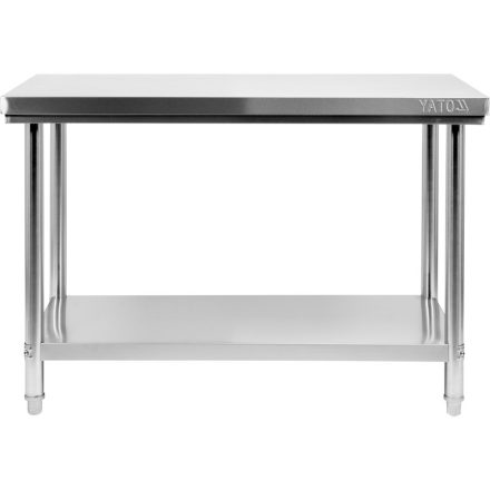 YATO GASTRO Inox-Arbeitstisch mit unterer Ablage