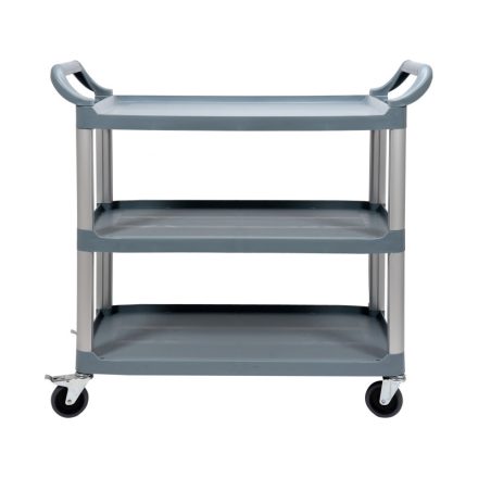 YATO GASTRO Speisewagen mit 3 Ablagen, Kunststoff