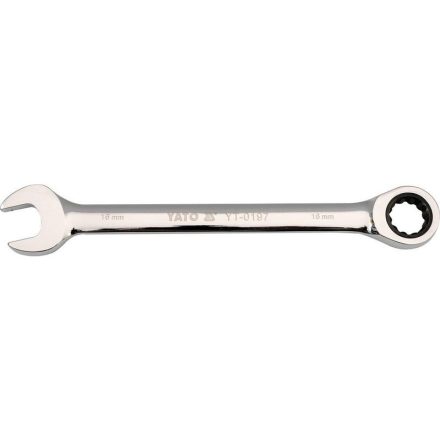 YATO Ratschen-Ringschlüssel 13 mm / 180 mm 72T CrV
