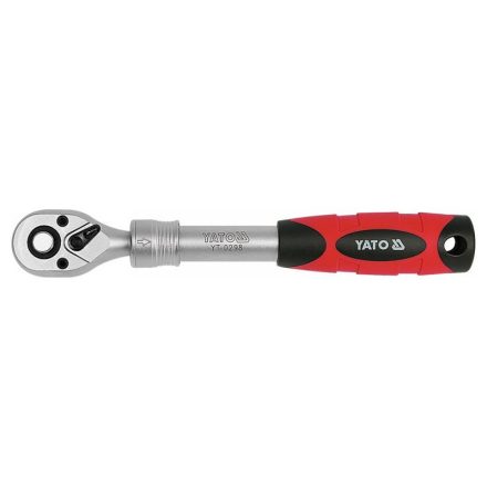 YATO Ratschenantriebswelle 3/8" 215-315 mm 72T teleskopisch CrV DIN3122