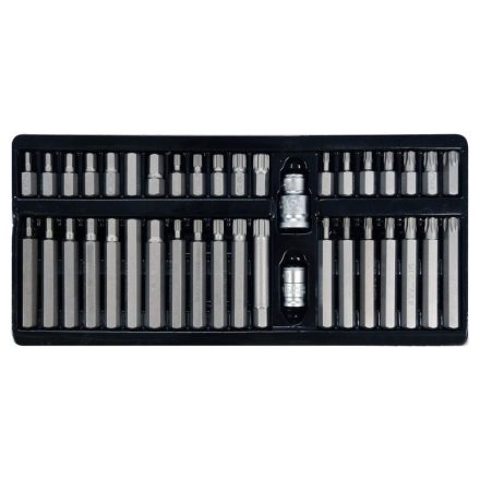 YATO Torx und Inbusschlüssel Bit Set 40-teilig (1/2"-3/8" H4-H12, M5-M12, T20-T55)