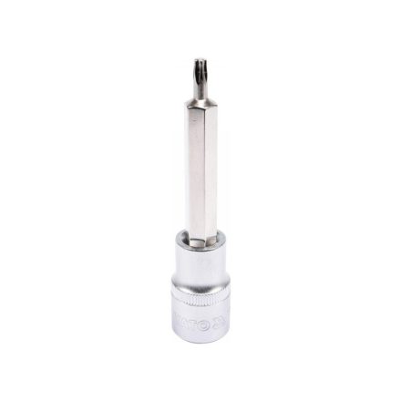 YATO Langer Bit-Steckschlüssel Torx 1/2" T25 CrV