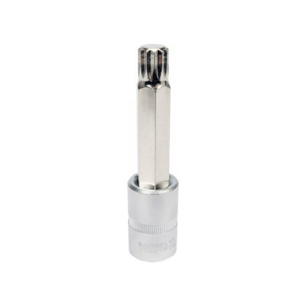 YATO Langer Bit-Steckschlüssel Spline 1/2" M14 CrV