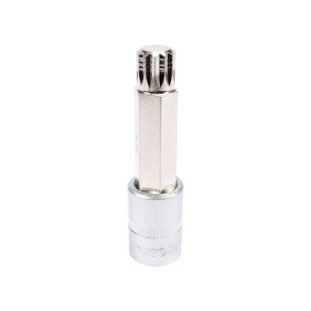YATO Langer Bit-Steckschlüssel Spline 1/2" M17 CrV