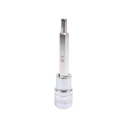 YATO Langer Bit-Steckschlüssel Inbus 1/2" 6 mm CrV