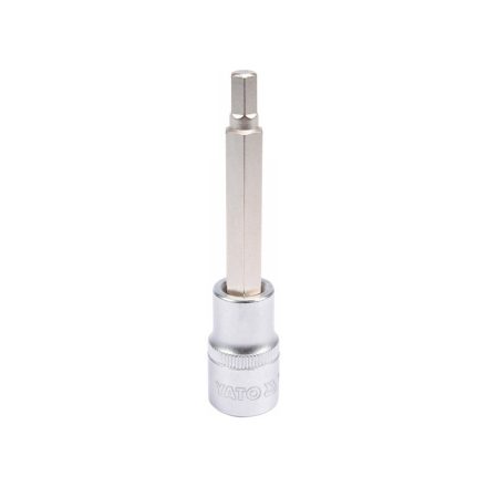 YATO Langer Bit-Steckschlüssel Inbus 1/2" 7 mm CrV
