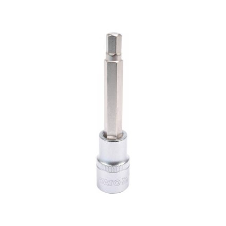 YATO Langer Bit-Steckschlüssel Inbus 1/2" 8 mm CrV