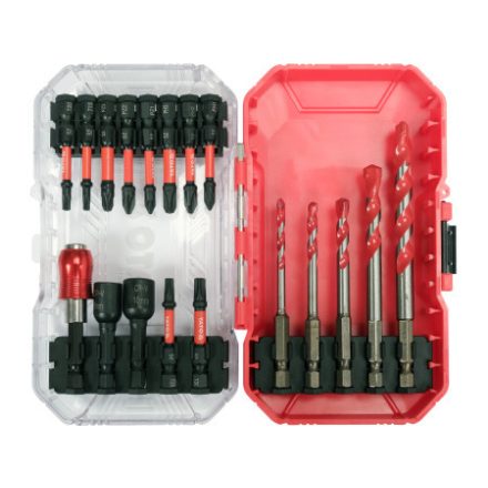 YATO Impact Bit und Bohrerschaft Set 18-teilig