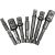 YATO Steckschlüssel-Adaptersatz 8-teilig 1/4" Sechskant -> 1/4", 3/8", 1/2" Vierkant CrV