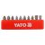 YATO Bitspitzen-Set 10 Stück 25 mm