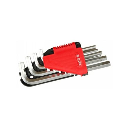 YATO Inbusschlüsselsatz 10-teilig 2,0-12 mm CrV