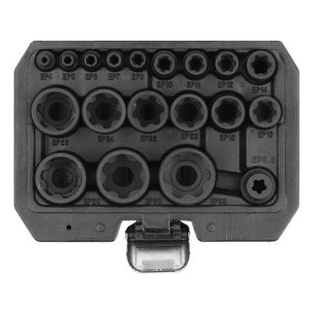 YATO Maschinenschlüssel-Satz 1/4", 3/8", 1/2" Torx