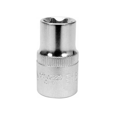 YATO Steckschlüssel Außen-Torx 1/2" E16 CrV