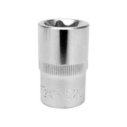 YATO Steckschlüssel Außen-Torx 1/2" E20 CrV
