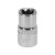 YATO Steckschlüssel Außen-Torx 1/2" E16 CrV