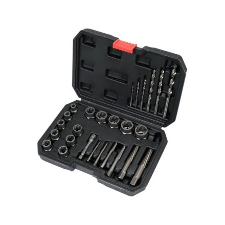YATO Gebrochenes, gebrochenes Schraubenausdreher- und Bohrerset 26-teilig 3/8"