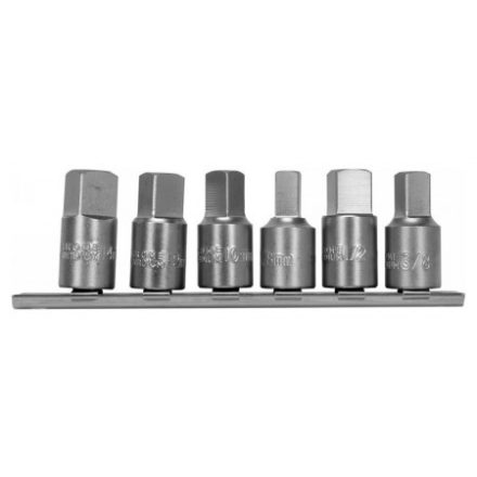 YATO Ölablassschlüssel-Set, 6-teilig, 3/8 Zoll, 1/2 Zoll, 8 mm, 10 mm, 12 mm, 14 mm, 3/8 Zoll CrV