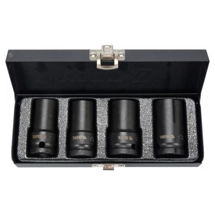 YATO Maschinen-Steckschlüsselsatz 4-teilig 1/2" 17-26 mm CrMo