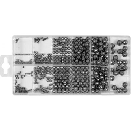 YATO Stahllagerkugelsatz 470 Teile