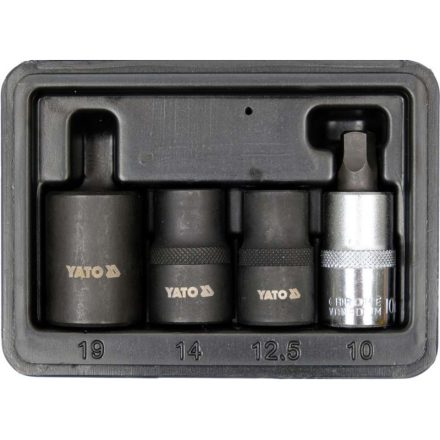 YATO Bremssattel-Montage-Steckschlüsselsatz 4-teilig 1/2" CrV