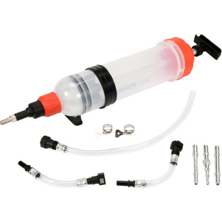 YATO Manuelle Kraftstoffpumpe 1,5 l mit 6 Schnellanschlüssen (PSA und OPEL)