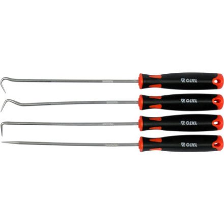 YATO Dichtungsentfernungshaken-Set 4-teilig 240 mm