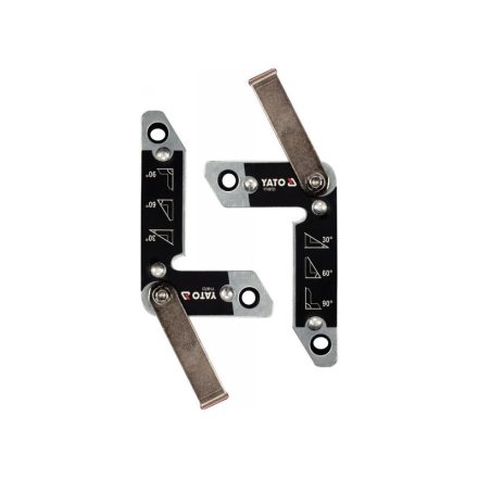 YATO Schweißwerkstückhalter Magnet 30-60-90°/32 kg (2 Stück)