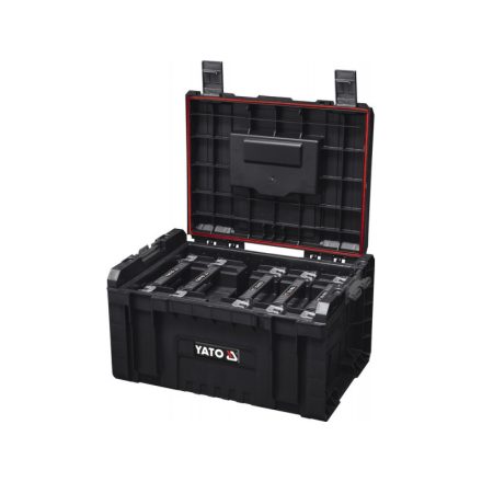YATO Werkzeugkasten + 5 Organizer 240 x 450 x 320 mm