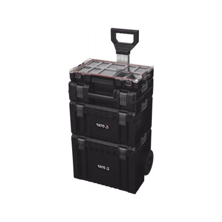 YATO Werkzeugkoffersystem auf Rädern 4-teilig 770 x 450 x 380 mm