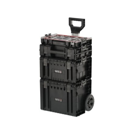 YATO Werkzeugkoffersystem auf Rädern 4-teilig 770 x 450 x 380 mm
