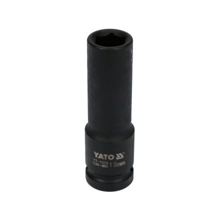 YATO Maschinenlanger Steckschlüssel 1/2" 13 mm CrMo
