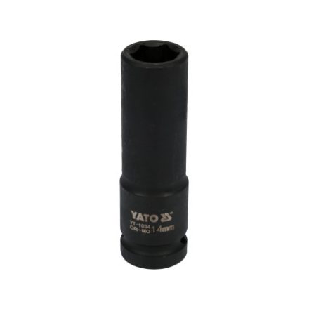 YATO Maschinenlanger Steckschlüssel 1/2" 14 mm CrMo