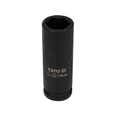 YATO Maschinenlanger Steckschlüssel 1/2" 19 mm CrMo