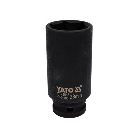 YATO Maschinenlanger Steckschlüssel 1/2" 28 mm CrMo
