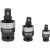 YATO Maschinenverbindungsverbinder-Set 3-teilig 1/4" 3/8" 1/2" CrMo