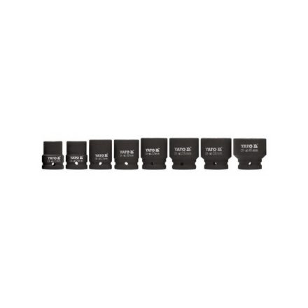 YATO Maschinen-Steckschlüsselsatz 8-teilig 3/4" 22-41 mm CrMo