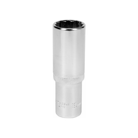 YATO Langer Steckschlüssel 12 abgewinkelt 1/2" 19 mm CrV