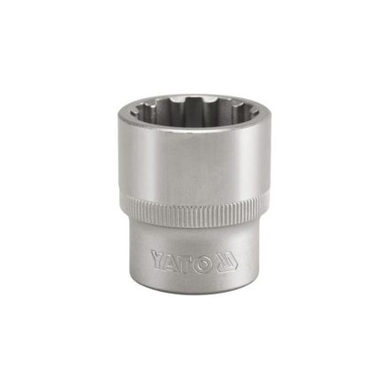 YATO Steckschlüssel Spline 1/2" 21 mm CrV