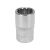 YATO Steckschlüssel Spline 1/2" 16 mm CrV