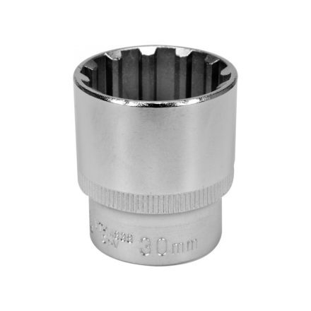 YATO Steckschlüssel Spline 1/2" 30 mm CrV