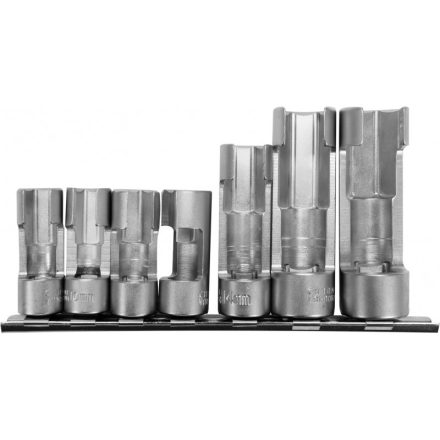 YATO Offener Steckschlüsselsatz 7-teilig 3/8", 1/2" CrV