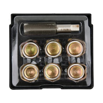 YATO Ölablassschraubengewinde-Reparatursatz 7-teilig M17x1,5 mm