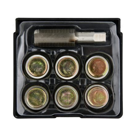 YATO Ölablassschraubengewinde-Reparatursatz 7-teilig M20x1,5 mm