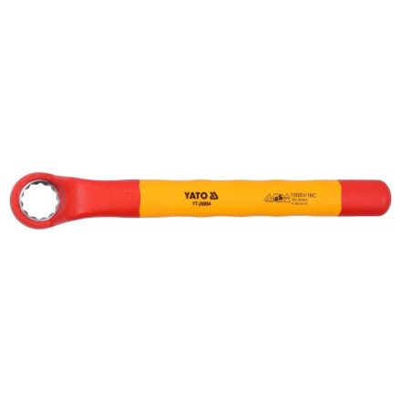 YATO Gebogener Sternschlüssel 21 mm / 245 mm CrV isoliert bis 1000 V