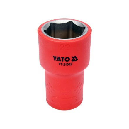 YATO Isolierter Steckschlüssel 1/2" 22 mm 1000 V CrV