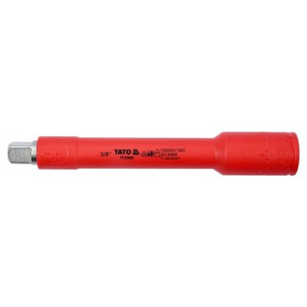 YATO Isolierter Steckschlüssel-Verlängerungsschaft 3/8" 125 mm 1000 V CrV