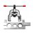 YATO Flanschset für 3-teilige Brems- und Hydraulikleitung (22-25-28 mm)